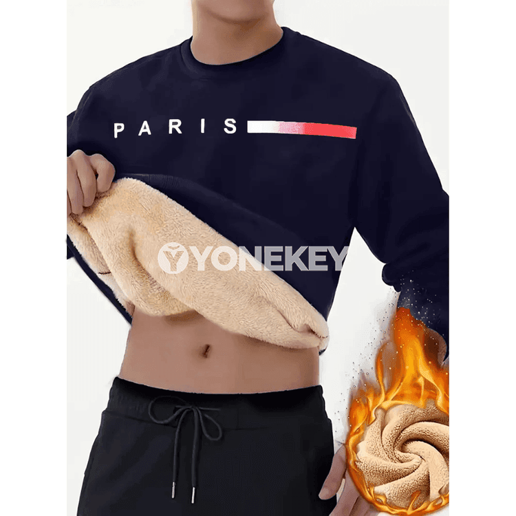 Erkekler üçin ýyly cashmere turtka, gyş üçin ýokary boýunly