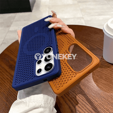 Samsung S22/S23/S24/S25 üçin magnitli dem alýan gorag gabyk