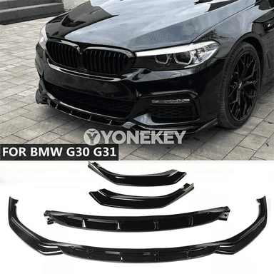BMW 5 Series G30/G31 üçin öň bumper lip spoiler splitter