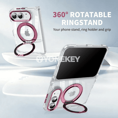 Magsafe üçin 360° aýlanýan halka stendi bolan iPhone gaby