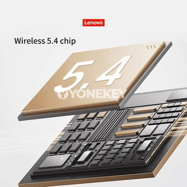 Lenovo XT53 simsiz gulak ädimli nauşnikler, Bluetooth 5.4, uzyn batareýaly