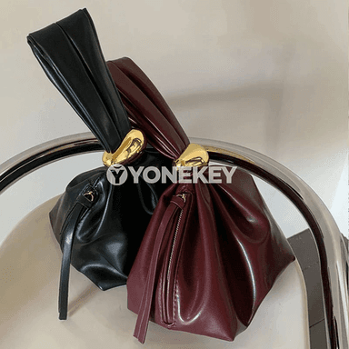 Zenanlar üçin kiçi pu deriden bukulan clutch sumka