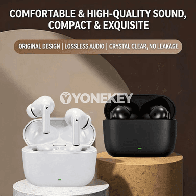 Simsiz Bluetooth TWS gulaklyklary, mikrofonly, suwa garşy, sport üçin
