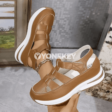 Zenanlar üçin tomus sandal, platformaly topukly, uly ölçeg 43 çenli