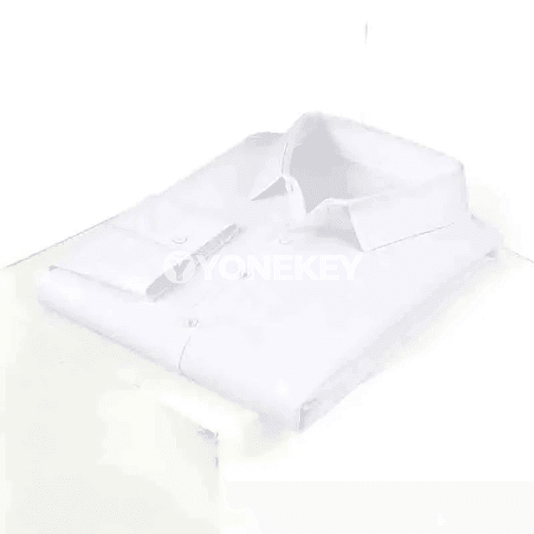 Erkekler üçin sypaýy uzyn ýeňli formal köýnek, ofis üçin amatly model