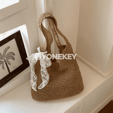 Zenanlar üçin örülen egn sumkasy, ýeňil boho tote