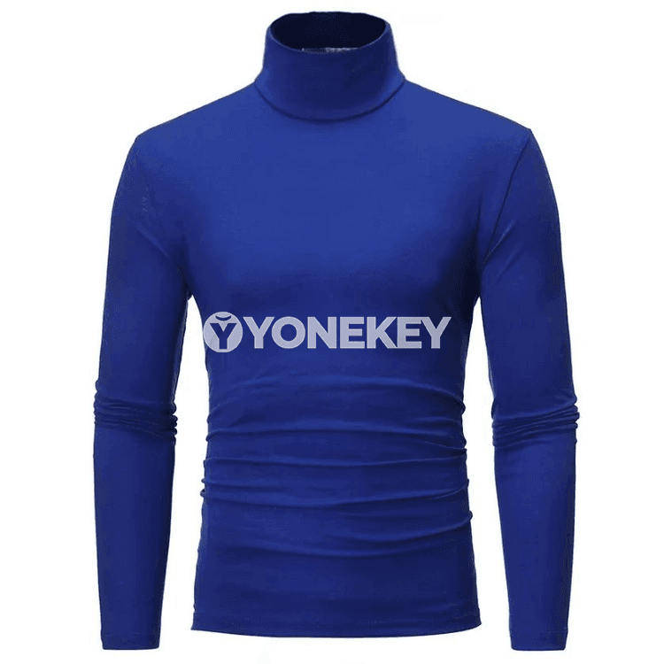 Erkekler üçin ýyly golf switer, ýokary boýunly, uzyn ýeňli