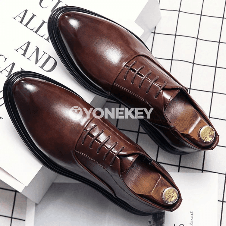 Erkekler üçin klassik oxfords deri köwüşler, ofis we toý üçin