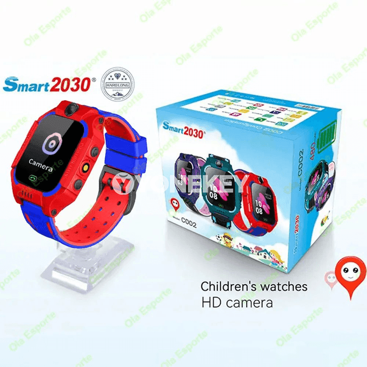 Çagalar üçin akylly sagat 4G GPS, kamera, SIM kartly