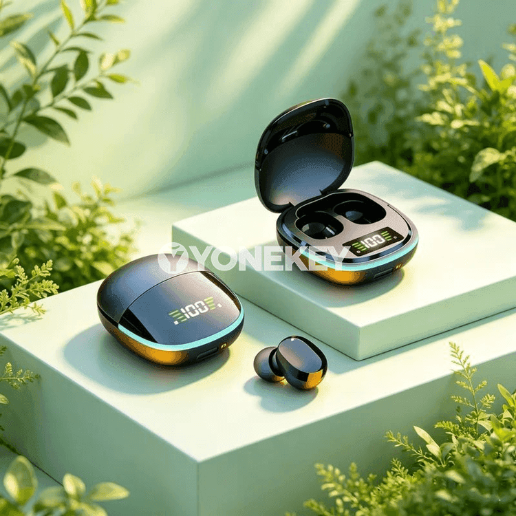 CHUBAN TWS simsiz Bluetooth 5.3 sport nauşnik, mikrofonly
