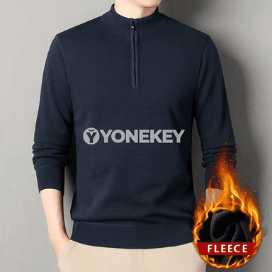 Erkekler üçin ýyly zipli gyş sweatşört
