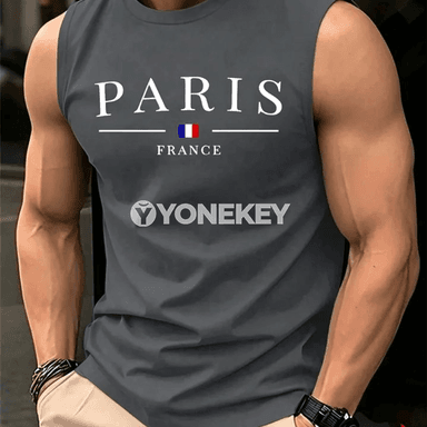 Erkekler üçin ýeňil, dem alýan sport maýkasy, 3D çaply, uly kesim
