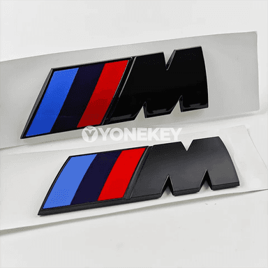 BMW M logolu awto stikeri 45-90 mm, 2-1 bölek metal nyşan