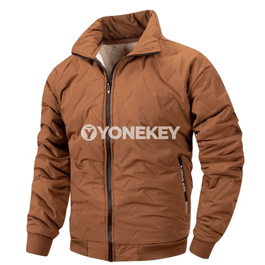 Erkekler üçin ýyly fleece gyş penjeki, gündelik we açyk howa üçin