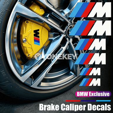 BMW üçin 6 sany ýylylyga çydamly tormoz kaliperi stikeri