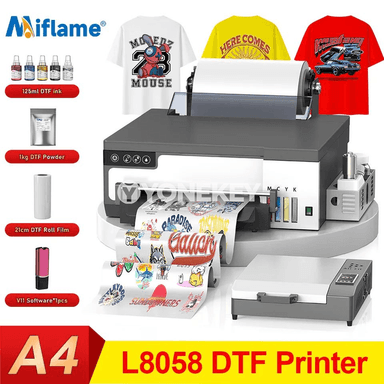 A4 DTF printeri Epson XP600, mata we futbolka üçin çap enjamy