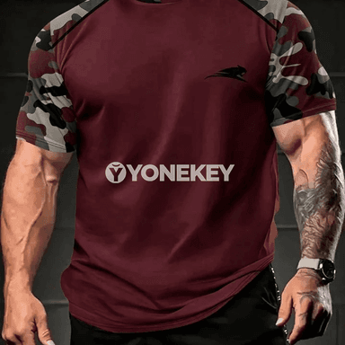 3D kamuflýa sport futbolka, çalt gurýan, erkek-zenan üçin