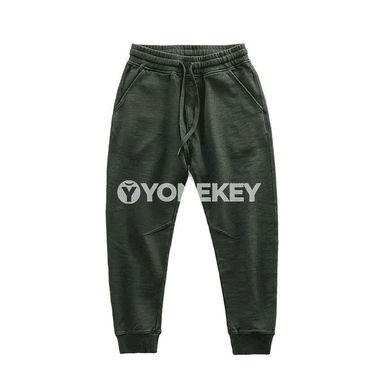 Erkekler üçin ýyly trikotaž sport balaklary, fleece bilen