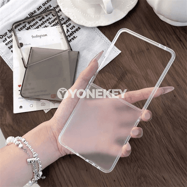 Samsung Galaxy Z Flip 3/4/5/6/7 üçin inçe mat gorag örtük