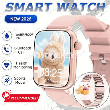 Akyldan dolandyrylýan sport smartsagat, 1.85" TFT ekran, Bluetooth jaňly