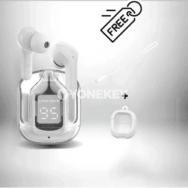 T2 TWS Bluetooth 5.3 simsiz nauşnik, sport we oýun üçin