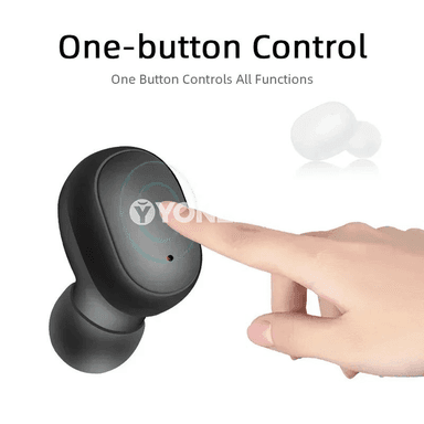 A6S TWS simsiz Bluetooth nauşnik, mikrofonly, dürli reňkler