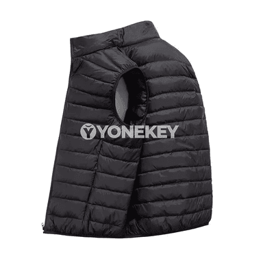 Erkekler üçin ýeňsiz ýyly penjek, galyň pamykly klassiki vest