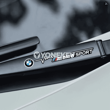 BMW üçin 2 sany awtoulag stikeri, wiper bezeg liýasy