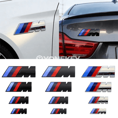 BMW M seriýasy üçin ABS embl ema Sticker, arkadaky bagaj nyşany