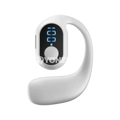 Bluetooth 5.4 simsiz nauşnik, LED displeýli, bir gulaklyk