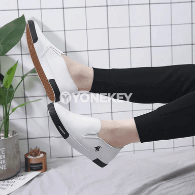 Erkekler üçin amatly retro loafer köwüşleri, suw geçirmeýän