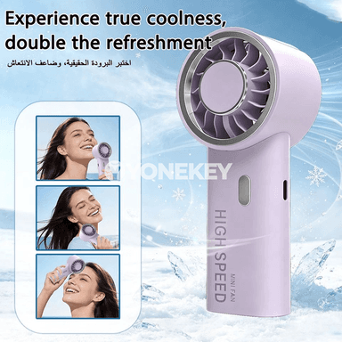 USB görnüşli göçme elde fan, zarýad edilýän kiçi fan