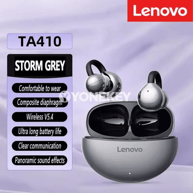 Lenovo TA410 TWS simsiz gaming nauşnikler, uzyn batareýaly