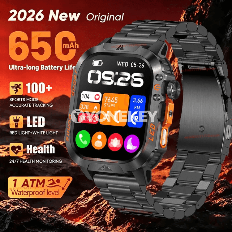 Akylly sagat HW12, 2.01" ekran, Bluetooth jaňlar, fitnes gözegçiligi