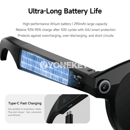Lenovo AI terjime we kamera funksiýaly akylly äýnekler