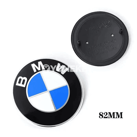 BMW ulagyon belgisi 74/82 mm – kapot we bagaj üçin emblem