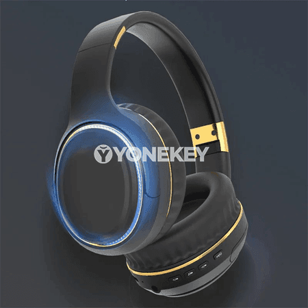 Bluetooth simsiz, bukulýan HIFI nauşnik, mikrofonly, sport we gündelik ulanmak üçin