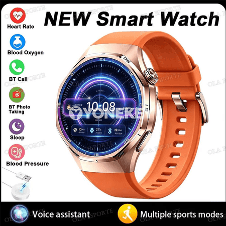 Hw12 GPS AMOLED akylly sagat, saglyk gözegçiligi we jaň goldawy