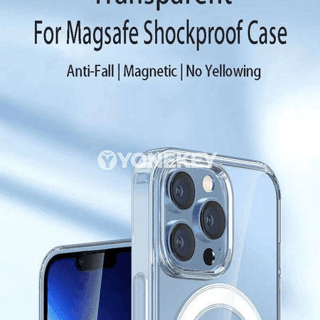 MagSafe üçin simsiz zarýadly açyk akril örtük iPhone üçin