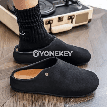 Erkekler üçin slip-on tomusky köwüş, ýumşak we rahat günlük model