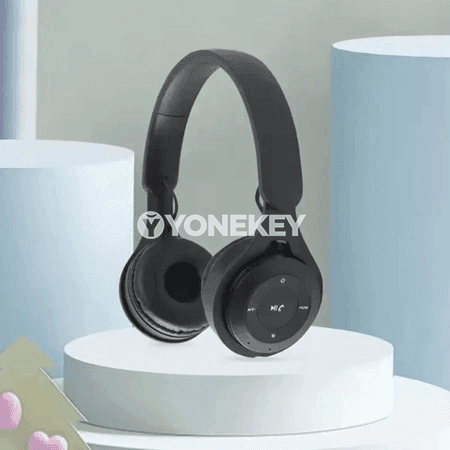 Bluetooth 5.3 simsiz naushnikler, mikrofonly, ýokary ses izolýasiýaly