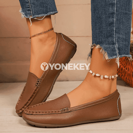 Zenanlar üçin ýeňil, ýumşak dabanly gündelik loafers köwüşleri