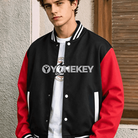 Erkekler üçin reňkli sport kurtkasy, ýeňli, gündelik stil, S-XXXL