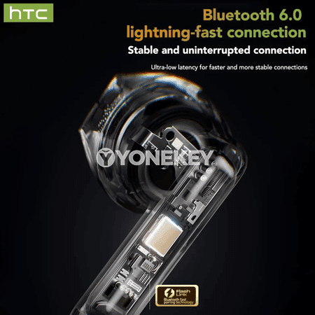 HTC NE48 Bluetooth 6.0 AI terjimeçi gulakly, 134 dil