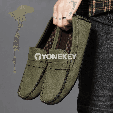 Erkekler üçin gündelik loafers we krasowka köwüşleri