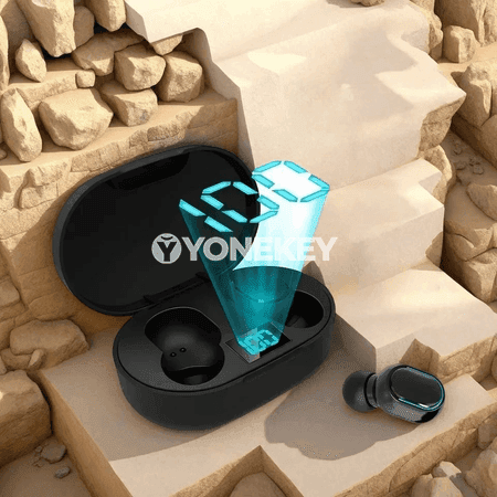 E6S simsiz Bluetooth gulaklylygy, mikrofonly, ses azaldyşly