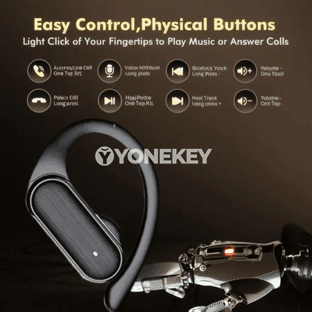 A520 simsiz Bluetooth nauşniklar, HD sesli, mikrofonly
