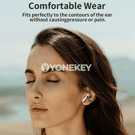 Bluetooth simsiz nauşnikler, HiFi ses, mikrofonly, sport üçin