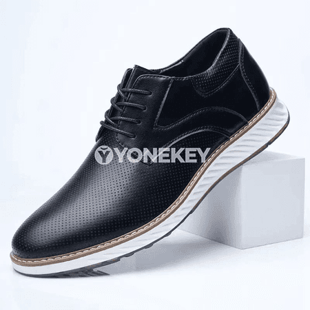 Erkekler üçin pu köwüşli klassik oxfords — ýaz güýz üçin