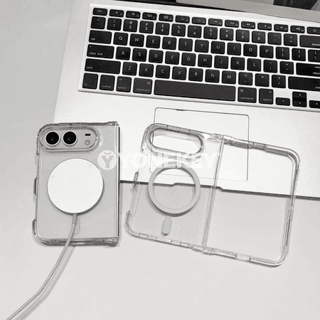 iPhone Duo üçin MagSafe magnitli açyk goragly telefon çehli